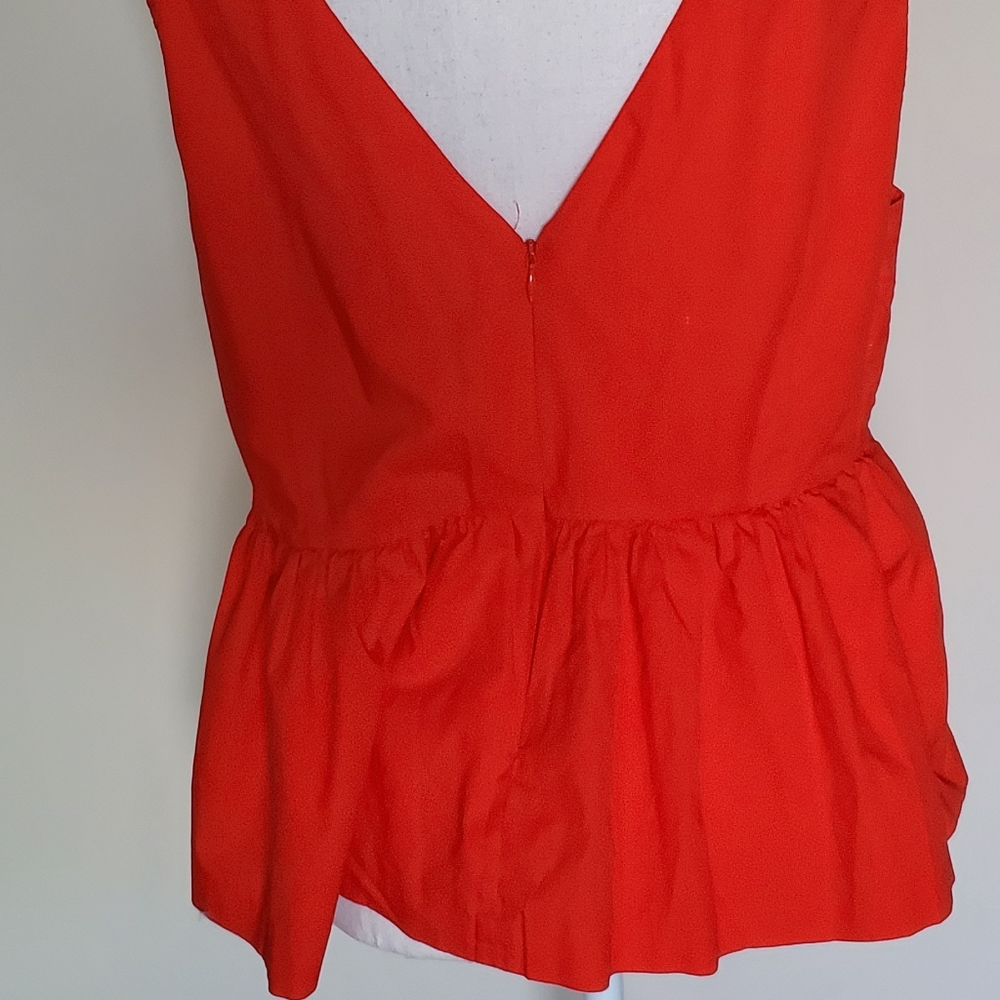 J.Crew Orange Red Tank - Picture 3 of 6
